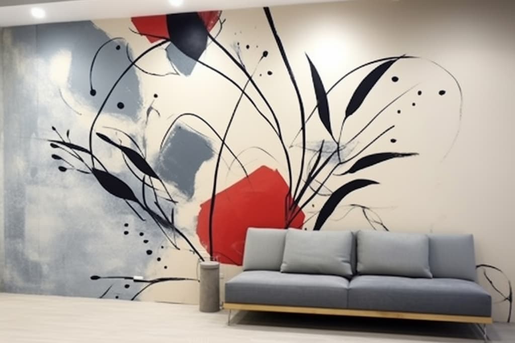 cómo decorar las paredes de un salón moderno